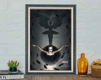 Black Swan Movie Poster: Natalie Portman, Classic Film Canvas Art