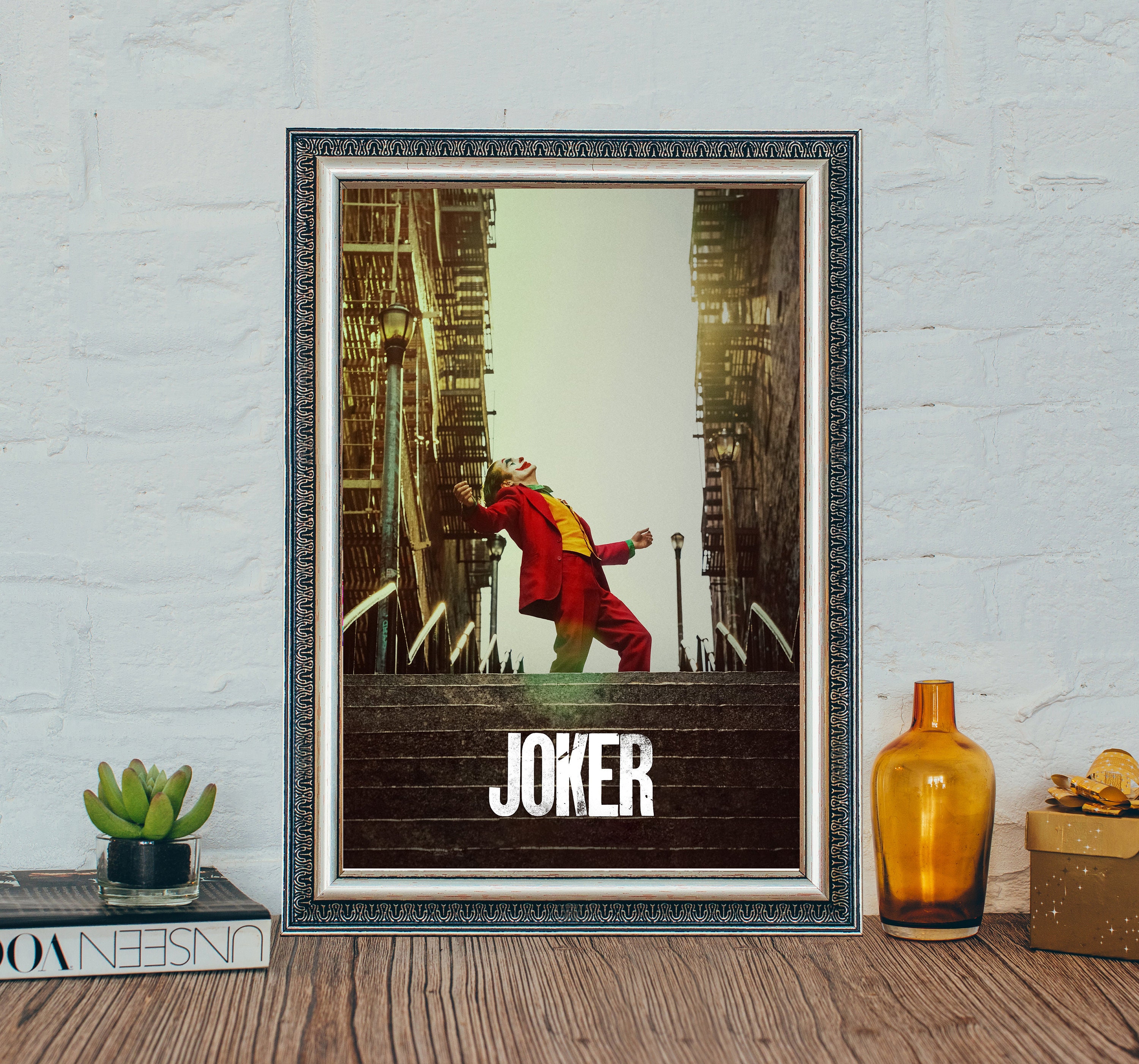 額縁付き】 映画 Joker（ジョーカー） A2 ポスター オシャレ部屋 Joker