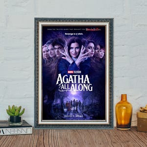 Agatha All Along Movie Poster, Agatha All Along Classic Vintage Film Poster, Classic Movie Canvas Cloth Poster