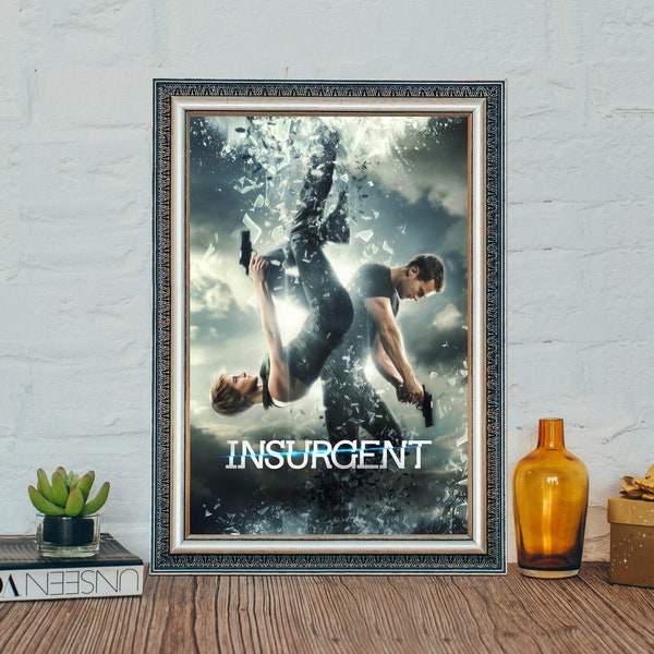 Insurgent Movie Poster, Insurgent Classic Vintage Movie Poster, Insurgent Film Poster, Canvas Cloth Poster