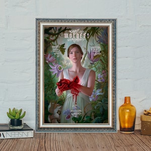 Mutter! (2017) Filmplakat, Jennifer Lamprecht Klassisches Vintage Filmplakat, klassisches Filmsegeltuch-Tuchplakat