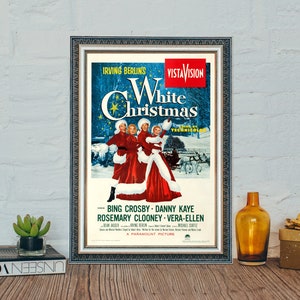 White Christmas (1954) Filmplakat, weiße Weihnacht klassisches Vintage Filmplakat, klassisches Film-Leinwand-Tuchplakat