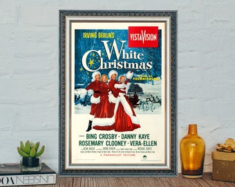 White Christmas (1954) Filmplakat, weiße Weihnacht klassisches Vintage Filmplakat, klassisches Film-Leinwand-Tuchplakat