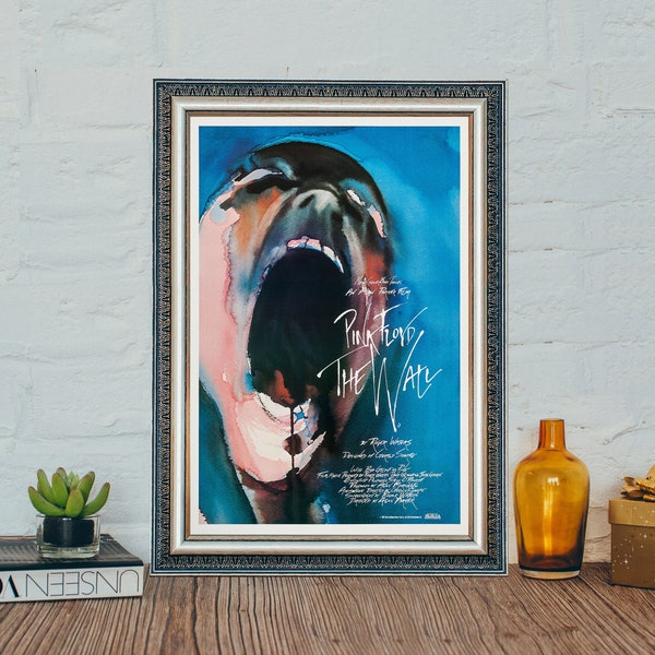 Pink Floyd The Wall Movie Poster, Classic Vintage Movie Poster, Pink Floyd The Wall Classic Movies Canvas Cloth Poster