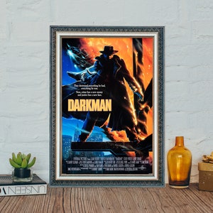 ダークマン（1990）映画ポスター：クラシックヴィンテージキャンバス