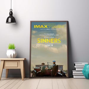 Poster Sinners 2025 Vintage Wandbild - Ästhetische Leinwand Dekoration 30x45cm