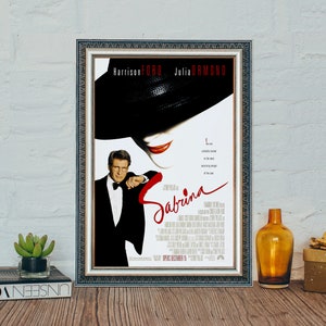 Sabrina (1995) Movie Poster, Sabrina Classic Movie Poster, Classic Movie Canvas Cloth Poster