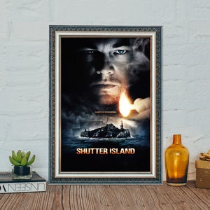 Locandina del film Shutter Island: Leonardo DiCaprio, Classic Film Canvas