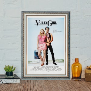Valley Girl 1983 Movie Poster: Classic Canvas Cloth Print