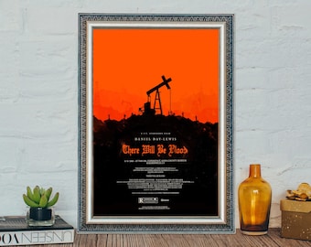 There Will Be Blood Movie Poster, There Will Be Blood 2007 Film Poster, High Quality Canvas Cloth Poster, Film Wall Art