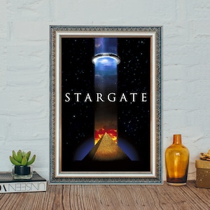 Póster de la película Stargate (1994), póster clásico vintage de Stargate, póster de tela de película clásica