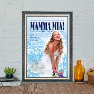 Mamma Mia! Movie Poster: Meryl Streep, Amanda Seyfried - Canvas Print