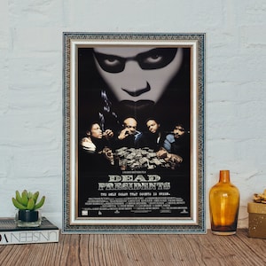 Dead Presidents Movie Poster, Dead Presidents Classic Movie Poster, Vintage Canvas Cloth Photo Print