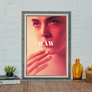 Raw (2016) Filmposter, Raw Classic Vintage Filmleinwand Poster
