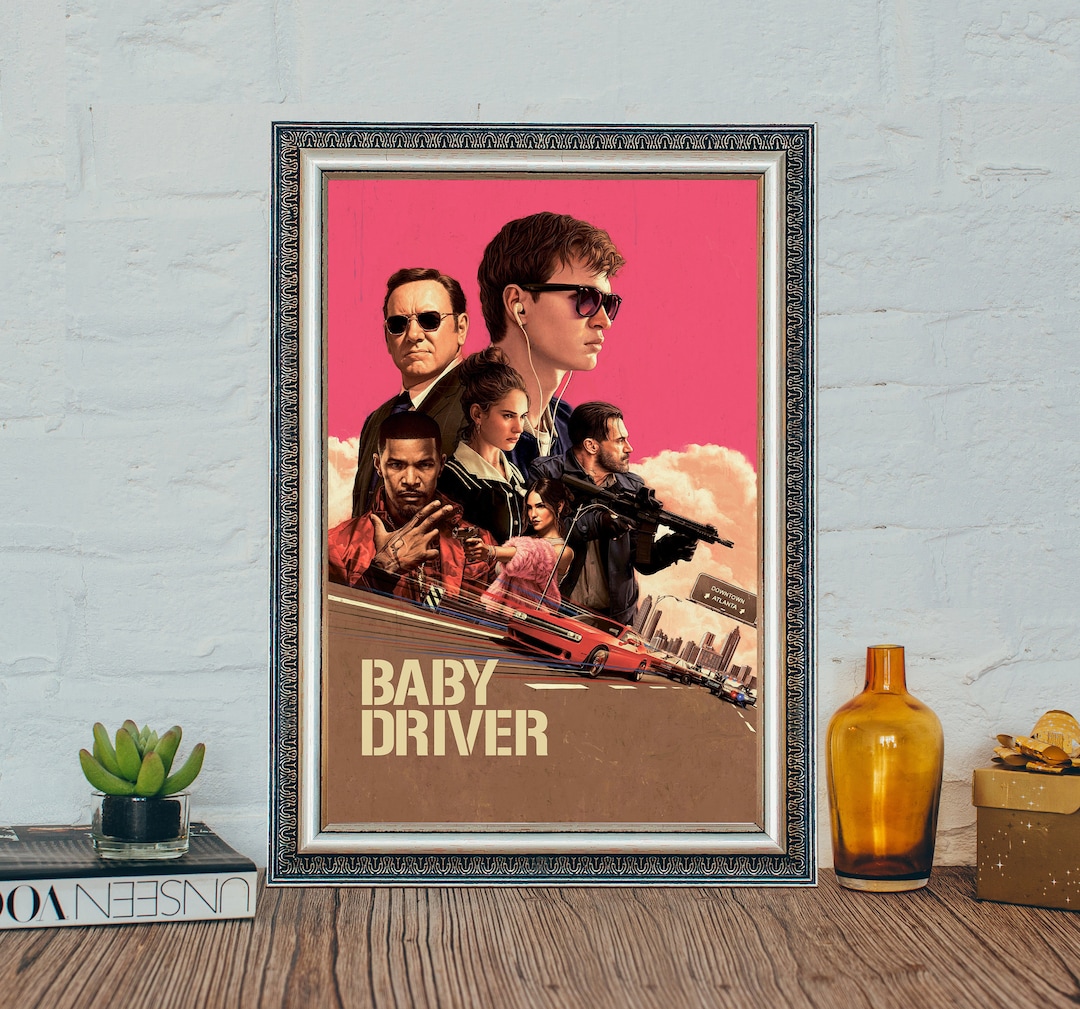 Baby Driver Movie Poster: Classic Film Canvas Print - Main Image