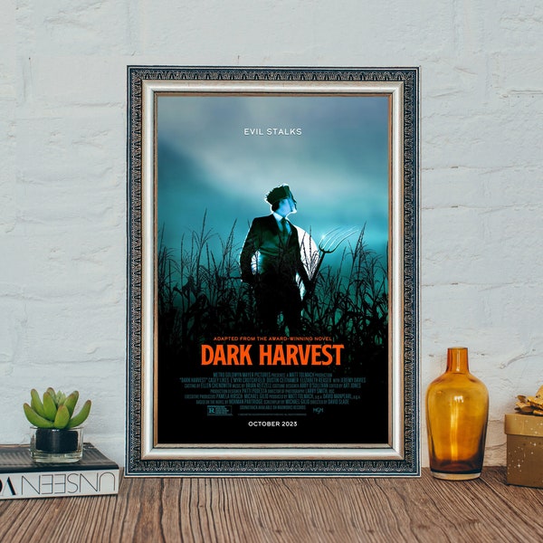 Dark Harvest (2023)Movie Poster, Dark Harvest Classic Movie Poster, Vintage Canvas Cloth Photo Print