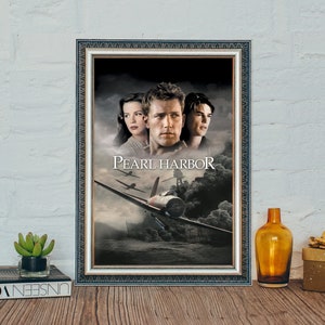 Póster de la película Pearl Harbor, póster de película clásica, impresión fotográfica en lienzo