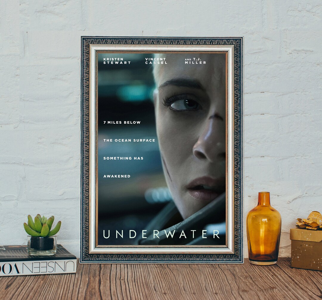 Underwater Movie Poster Underwater 2020 Classic Movie Etsy