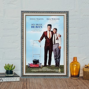 Plakat filmowy My Blue Heaven, Klasyczny plakat filmowy My Blue Heaven, Vintage Canvas Canvas Photo Print