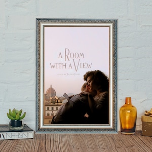 Póster de la película Una habitación con vistas, póster de película clásica Una habitación con vistas (1985), póster de tela de lona de alta calidad