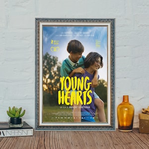 Cartaz do filme Young Hearts, Cartaz do filme Young Hearts 2025, Cartaz de lona de alta qualidade, Decoração de festival