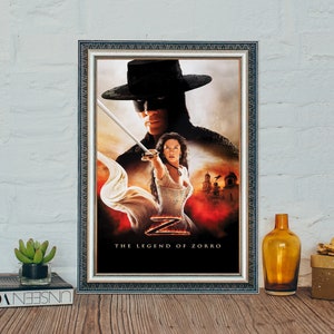 The Legend of Zorro Movie Poster, Zorro Classic Movie Canvas Cloth Poster