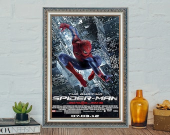 The Amazing Spider-Man Movie Poster,  Spider-Man Movie Poster, Andrew Garfield Canvas Cloth Poster