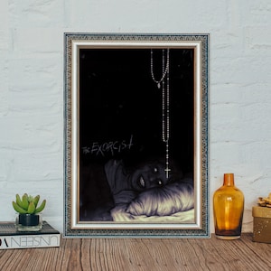 THE EXORCIST Movie Poster, The Exorcist Classic Vintage Movie Poster, Classic Horror Film Canvas Cloth Poster