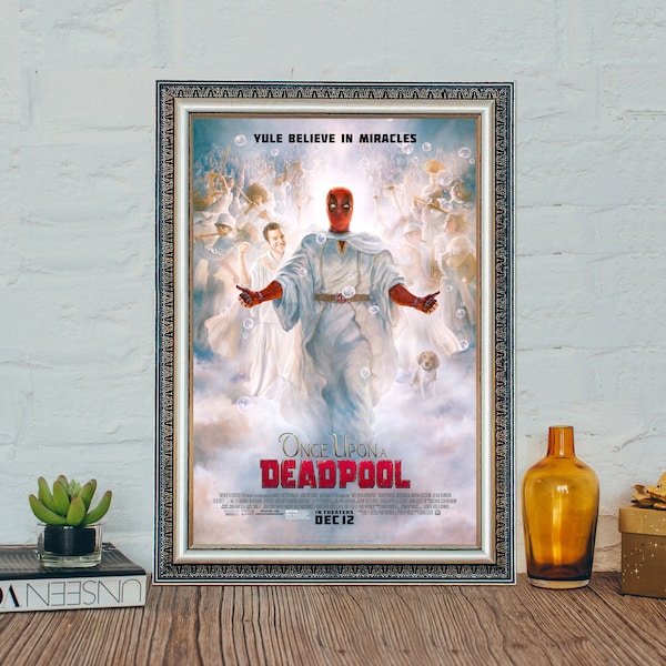 Deadpool 2 Movie Poster, Deadpool 2 Classic Vintage Poster, Classic Movie Canvas Cloth Poster