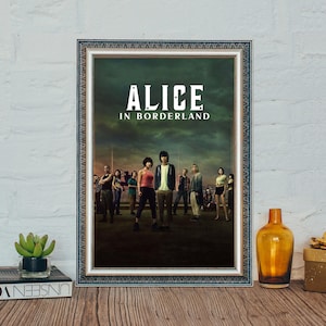 Alice in Borderland Poster, Alice in Borderland Japanese Film Poster, High Quality Canvas Cloth Poster, Movie Gift for Her/Him