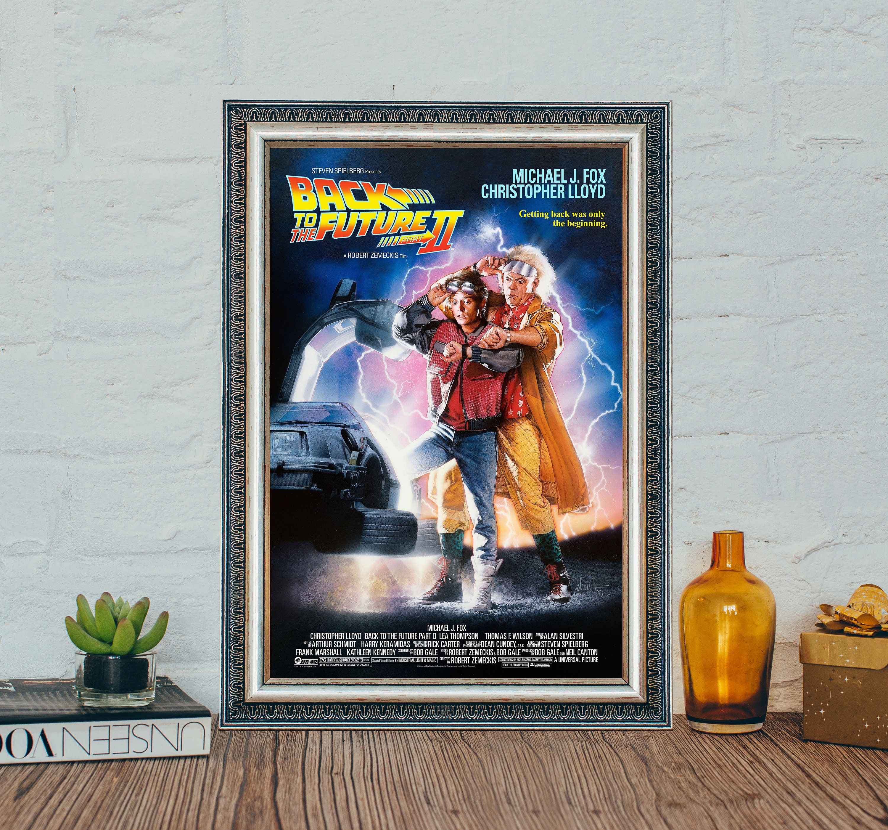 バック・トゥ・ザ・フューチャー PART2 映画ポスター、キャンバス