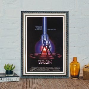 Tron Filmplakat, 2024 Filmklassiker Poster, Tron (1982) Filmklassiker, Leinwanddruck