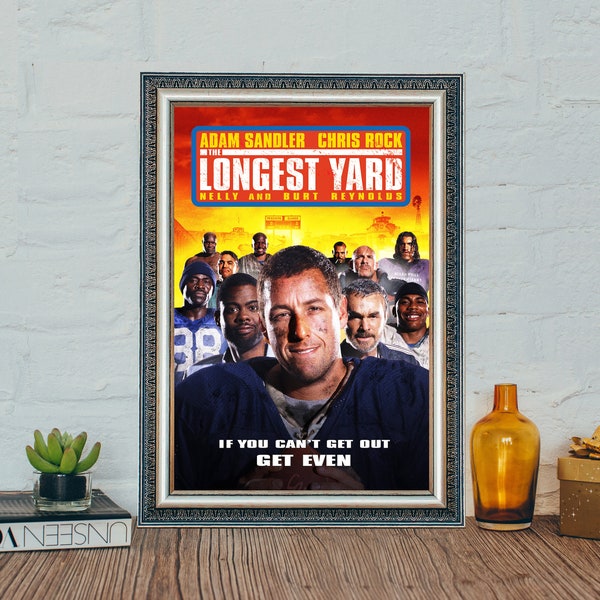 The Longest Yard Movie Poster, The Longest Yard Classic Poster, Canvas Cloth Photo Print