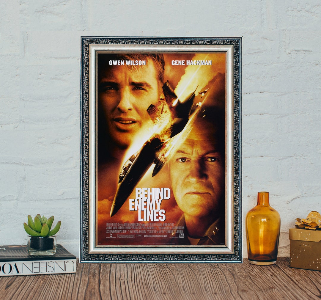 Behind Enemy Lines Movie Poster, Behind Enemy Lines Classic Vintage