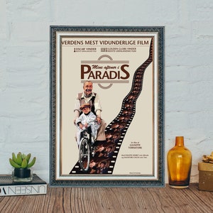 Cinema Paradiso Movie Poster, Cinema Paradiso Classic Vintage Movie Poster, Classic Movie Canvas Cloth Poster