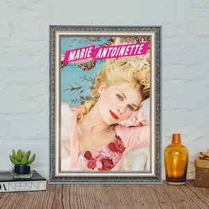 Marie Antoinette Movie Poster, Marie Antoinette Classic Movie Poster, Vintage Canvas Cloth Photo Print
