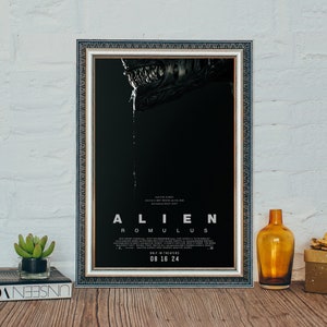 Alien Romulus Movie Poster, Alien Romulus (2024) Classic Vintage Poster, Canvas Cloth Movie Poster