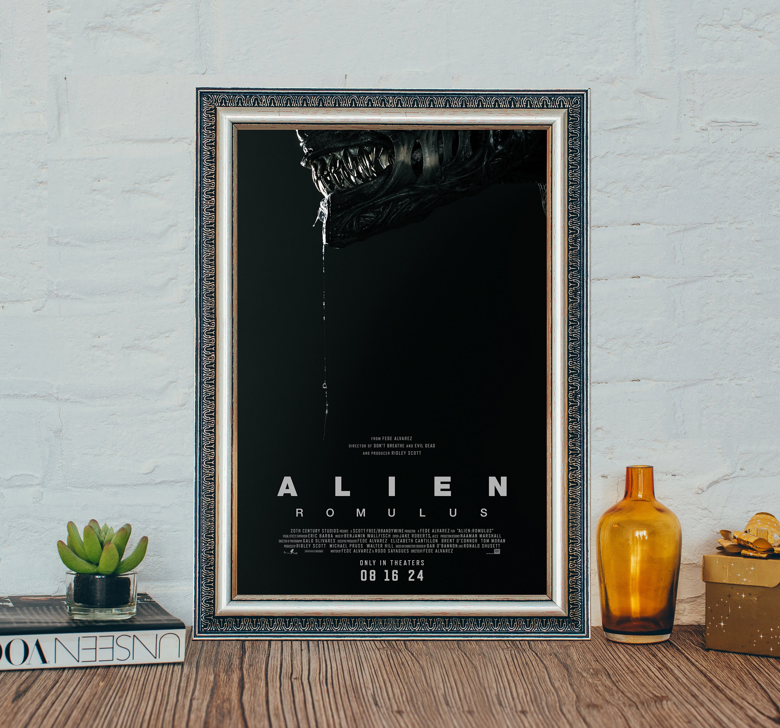 Discover Alien Romulus Movie Poster, Alien Romulus (2024) Classic Vintage Poster, Canvas Cloth Movie Poster
