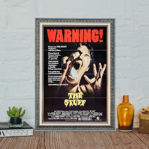 Filmposter The Stuff: klassieke horrorfilm 1985, canvasafdruk