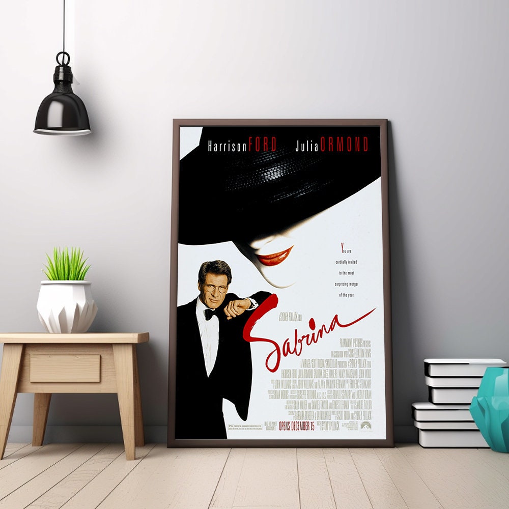 Sabrina (1995) Movie Poster: Classic Film Canvas Art - Etsy, image size:1000x1000