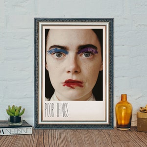 Poor Things Movie Poster, Poor Things Vintage Movie Poster, Classic Movie Canvas Cloth Poster