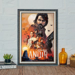 Andor Film Poster, Andor Vintage Film Leinwand Poster