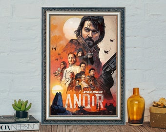 Andor | Luthen Rael | Rebel | Poster Minimalist Movie Poster | Vintage Retro Art Print | Custom Poster | Wall Art Print | Home decor