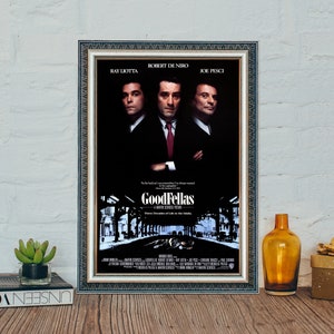 GoodFellas Movie Poster, GoodFellas Classic Vintage Movie Poster, Filmklassiker auf Leinwand