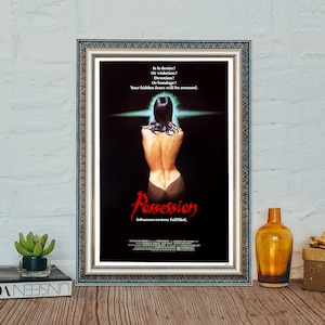 Pôster do filme Possession, Pôster clássico do filme Possession (1981), Impressão fotográfica em tela de lona vintage, Presentes de Natal