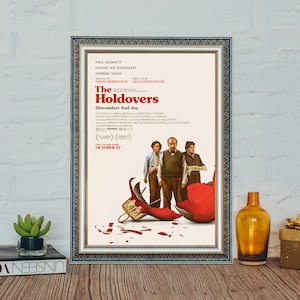 Póster de The Holdovers, póster clásico de la película The Holdovers, póster de tela de película clásica