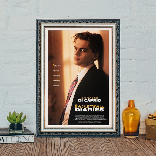 The Basketball Diaries Movie Poster, Leonardo DiCaprio Classic Movie Poster, Vintage Canvas Cloth Photo Print