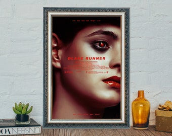 Blade Runner Film Poster Bild Leinwand Wand Kunst Dekor Vintage Leinwand Tuch Fotodruck, Weihnachtsgeschenke