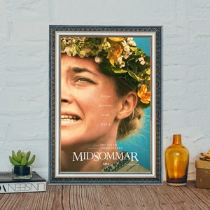 Midsommar Movie Poster, Midsommar Horror Movie Poster, Florence Pugh Classic Movie Poster, Vintage Canvas Cloth Photo Print