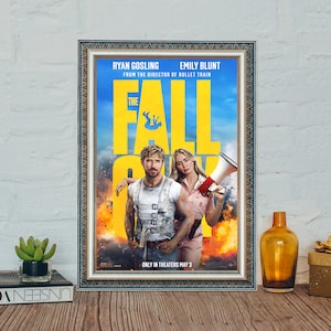 L'homme automnal (2024) Affiche de film : oeuvre d'art sur toile classique